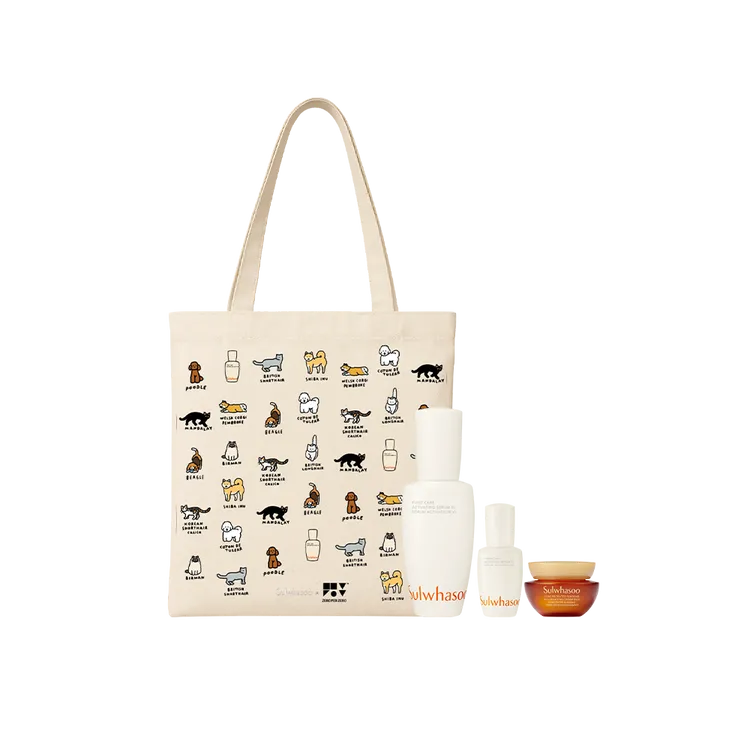 雪花秀潤燥養膚精華 × ZERO PER ZERO 插畫聯名11月線上官方通路限定組合，2880元。品牌提供