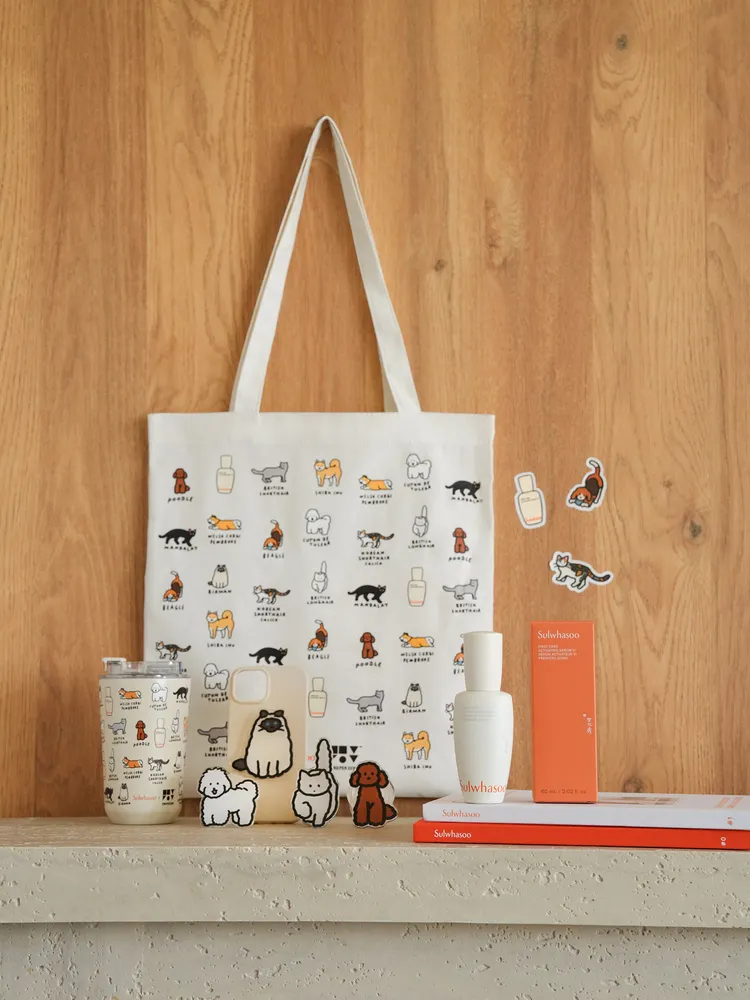 雪花秀潤燥養膚精華 × ZERO PER ZERO 插畫聯名。品牌提供