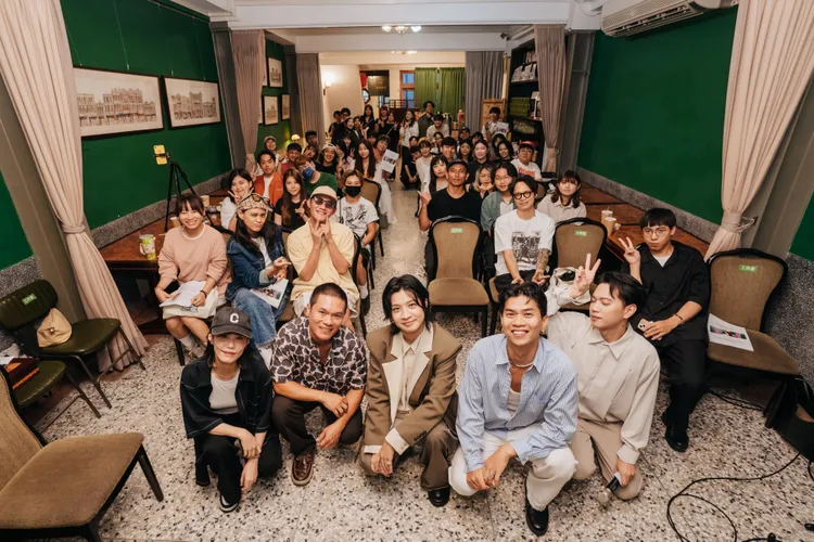 黃宇寒《Ngai》專輯搶聽會現場大合照。給樂音樂提供