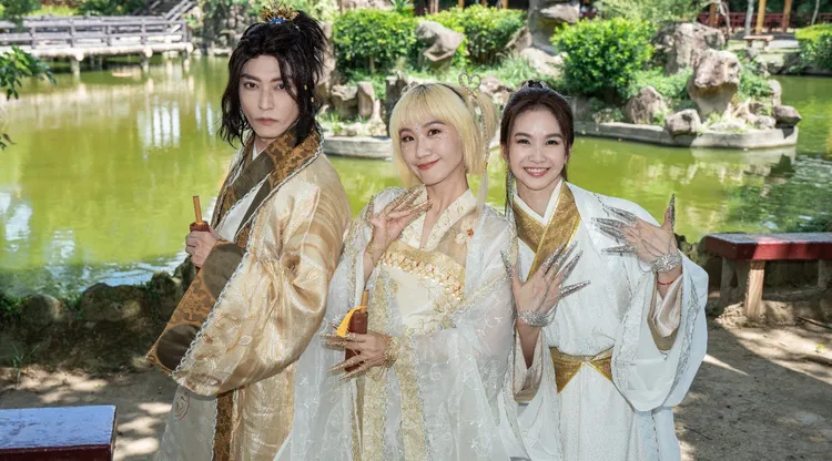 Lulu合作戲劇一姐陳小菁、一哥陳威翰。三立提供