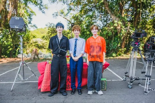 3位主演張鈞嘉、禾雁凱、鄭彫秦。踢帕娛樂提供