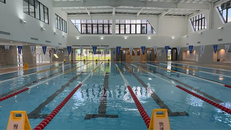 竹市三處國民運動中心皆導入AI防溺系統。新竹市府提供