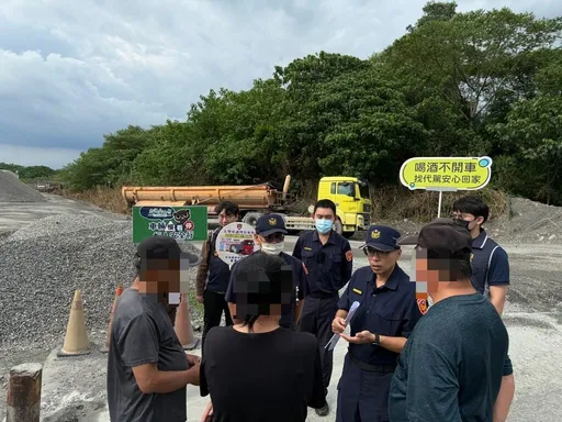千輛砂石車來往屏北地區 屏東警強執法維交安