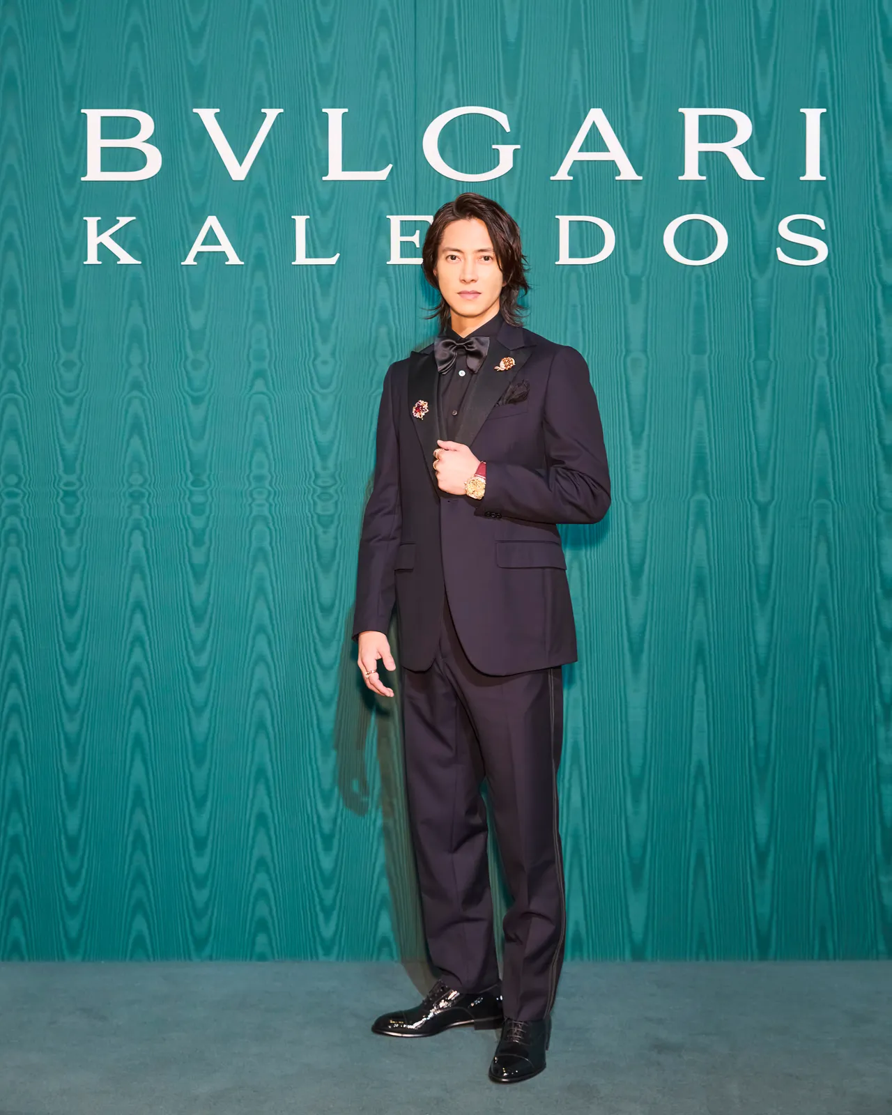 宝格丽日本品牌大使山下智久。品牌提供