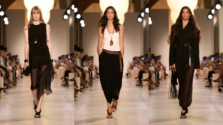 Michael Kors Collection藉由低飽和色系與洗鍊剪裁，勾勒出低調奢華的都會度假風情。品牌提供