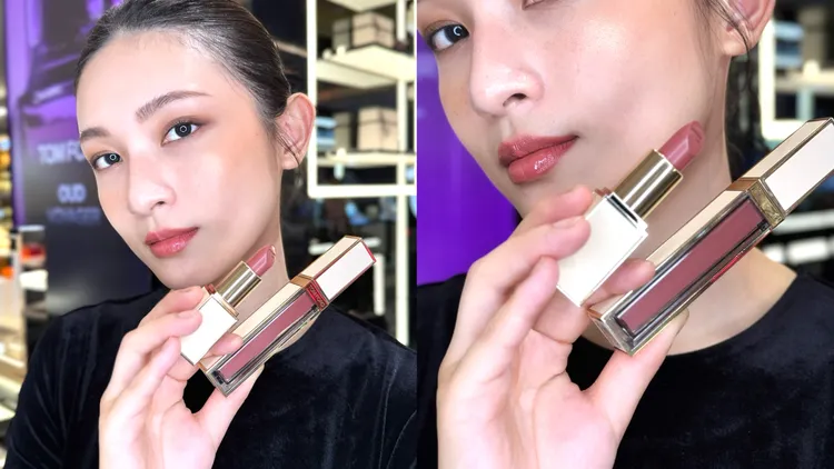 TOM FORD縱情香草限量系列唇妝。張家玲攝