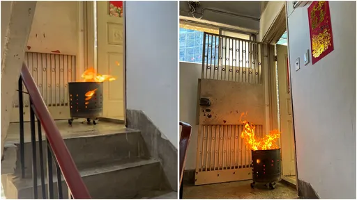鄰居竟在「公寓樓梯間」燒金紙 他開門嚇傻!竟釣出一票苦主