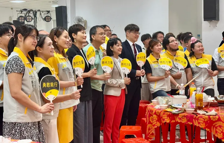 時代力量十週年募款餐會。邱筠媜攝