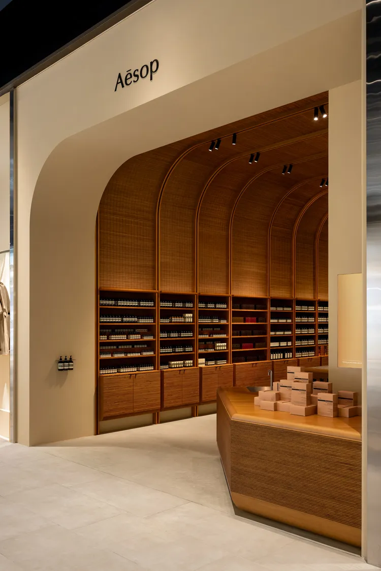 Aesop進駐新光三越台南小北門。品牌提供