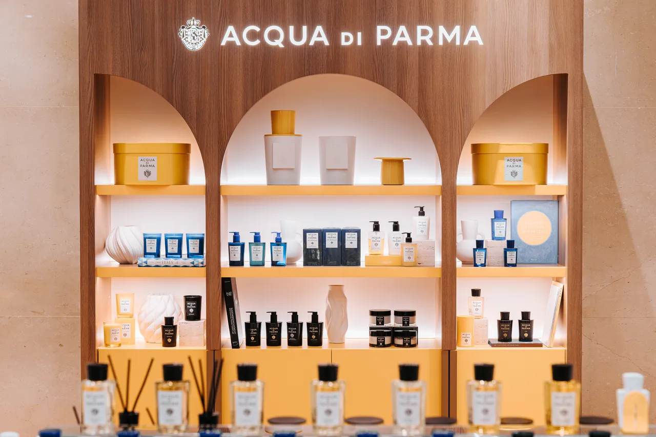 Acqua di Parma首度进驻高雄汉神巨蛋。品牌提供