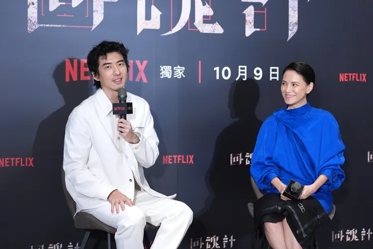 提到與兩位影后對戲，傅孟柏把自己當成挑戰者。攝影中心攝