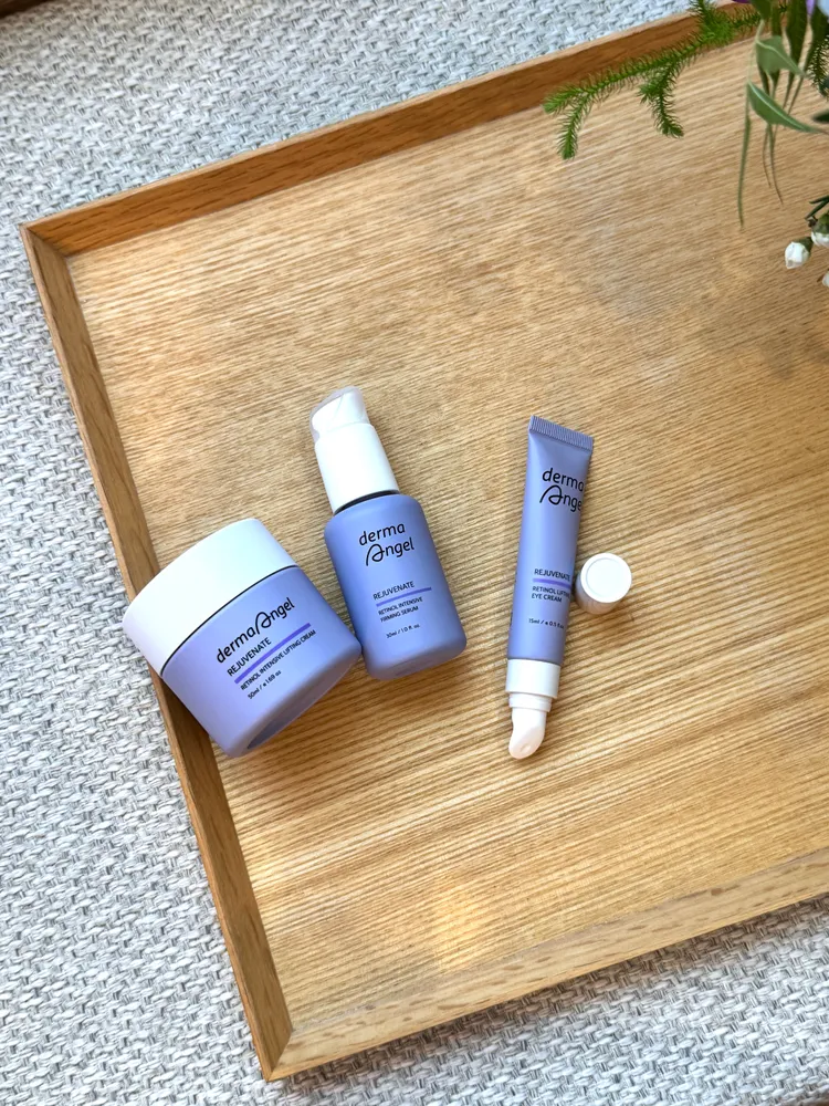 dermaAngel首度跨足抗老領域，推出逆時肌活系列。張家玲攝