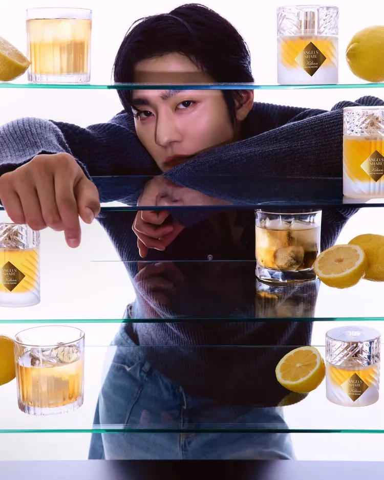安孝燮成為香氛品牌KILIAN PARIS品牌摯友，力推全新酒香之作「冰鎮天使稅」。品牌提供