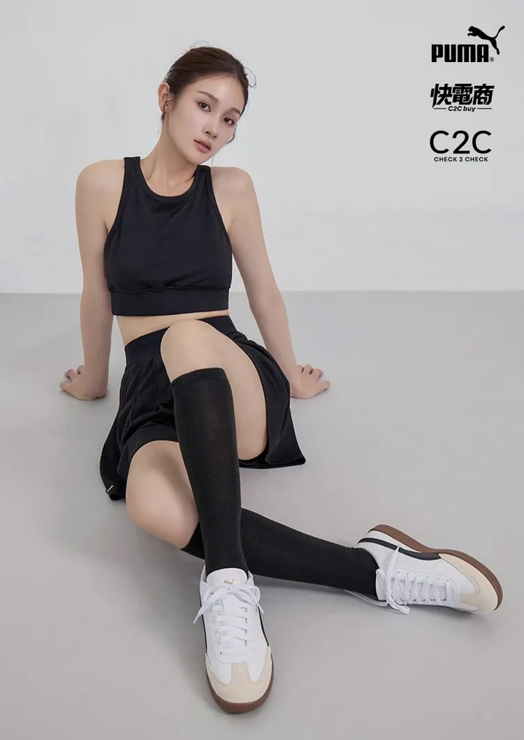 PUMA 9-T鞋款採用復古T字形鞋頭設計，並搭配經典焦糖薄底。品牌提供