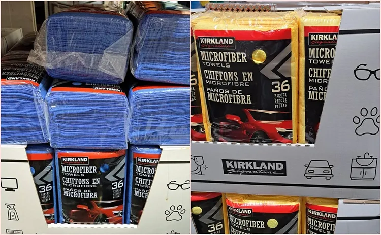 好市多兩種顏色抹布各有擁護者。翻攝自臉書社團Costco好市多 商品經驗老實說