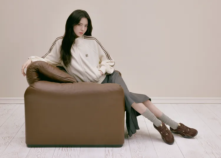 韓素希拍攝FILA 2025秋冬形象照。品牌提供