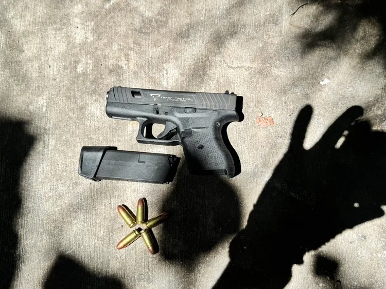 做案用槍枝。翻攝畫面