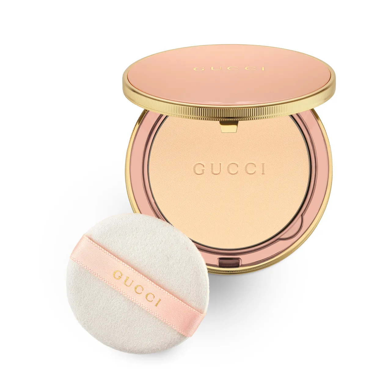 GUCCI柔膠凝光粉餅,2400元。品牌提供