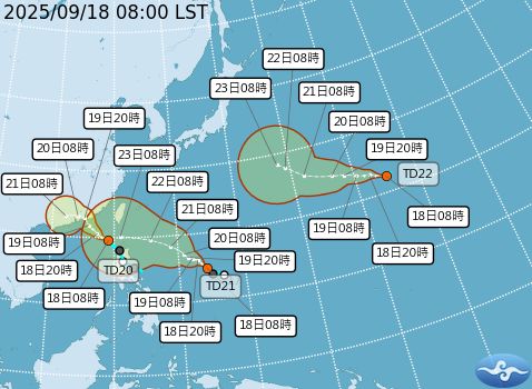 3熱帶低壓共舞　下週恐生成「米塔、樺加沙、浣熊」颱風