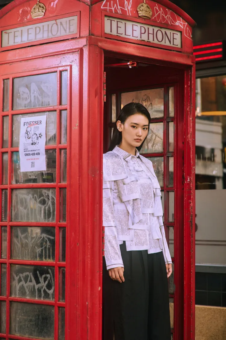 山﨑天第２次到訪倫敦，仍對這座城市充滿好奇。APUJAN提供