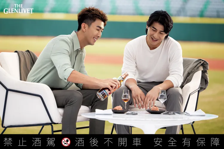 格蘭利威聯手台灣隊長陳傑憲 X 百萬創作者 The DoDomen Ian 首創球場米其林饗宴。品牌提供