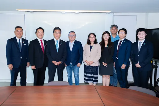 日本自民黨眾議員拜會民眾黨 周榆修:一生懸命面對中國威脅
