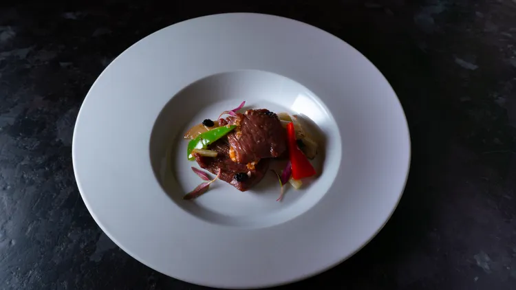 【雋‧習】豉椒味菜炒和牛。業者提供