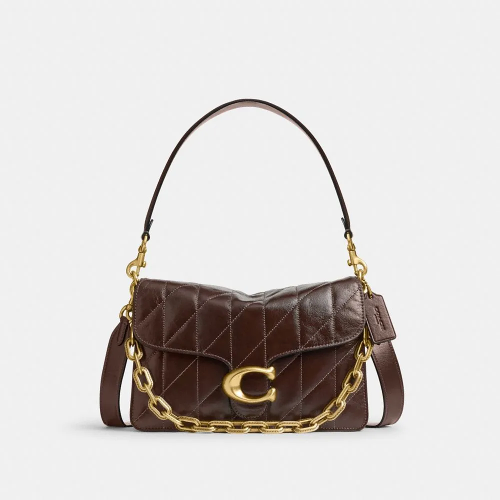 COACH CHAIN TABBY绗缝装饰链条单肩手袋,2万4800元。品牌提供