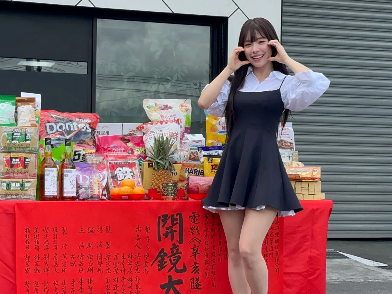 李多慧首度主演恐怖片,竟许愿撞鬼。陈建岐摄