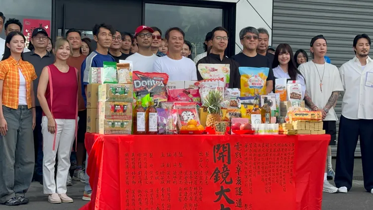 電影《辛亥隧道》今趁鬼門關吉時舉辦開鏡記者會。陳建岐攝