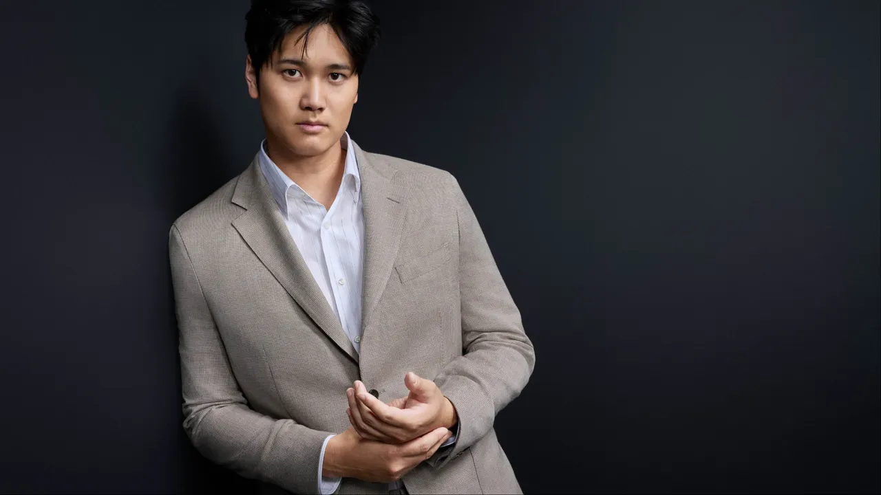 大谷翔平拍攝BOSS 2025秋冬頂級系列形象廣告。品牌提供