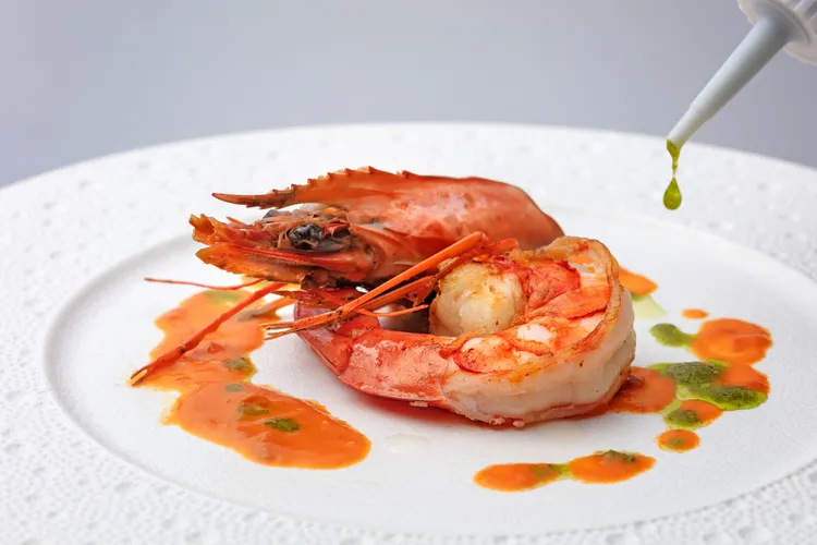根島生態蝦佐蕃茄甜椒醬。業者提供