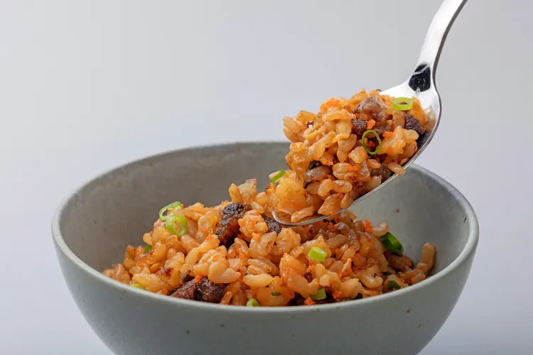 A5和牛筋魚卵炒飯。業者提供