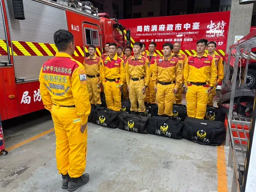 台中特搜9車35人2搜救犬完成整備 盧秀燕:待命馳援花蓮