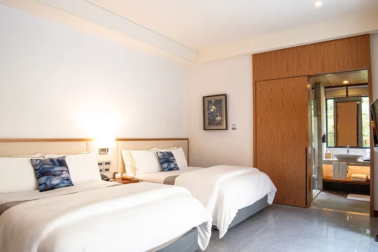 宜蘭威斯汀8週年慶雙臥室泳池別墅一泊二食3萬8888元。業者提供