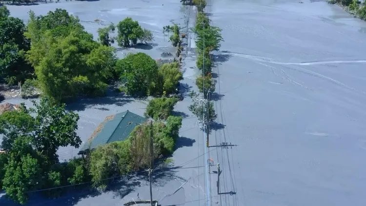 災區現況。新竹縣消防局提供