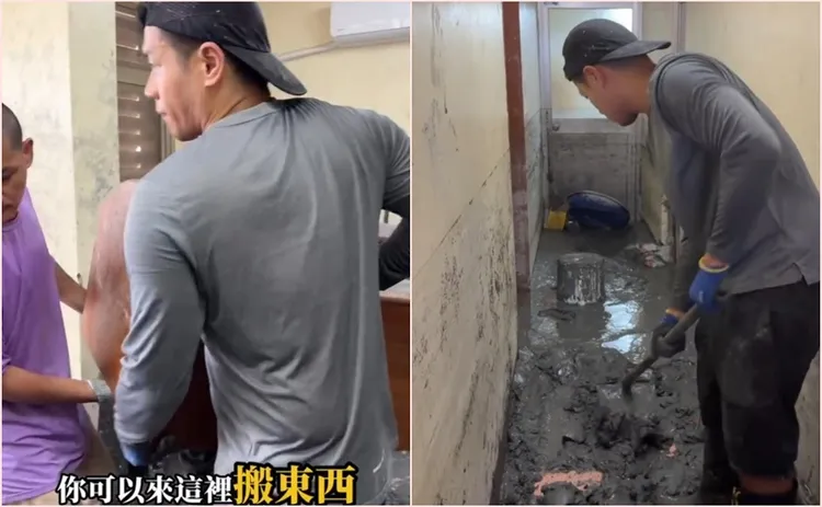 「青農男神」柏賢也分享在當地救災的注意事項。翻攝自西部農場threads