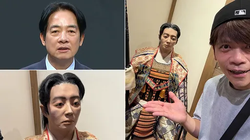 遊日本小倉城遇到「賴清德」 蔡阿嘎笑噴po對比照直呼超像