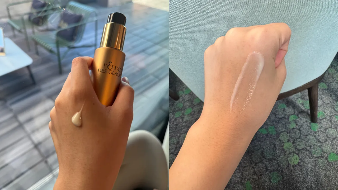 Valmont屹丽鎏金秘寻精粹,40ml/3万4000元。张家玲摄