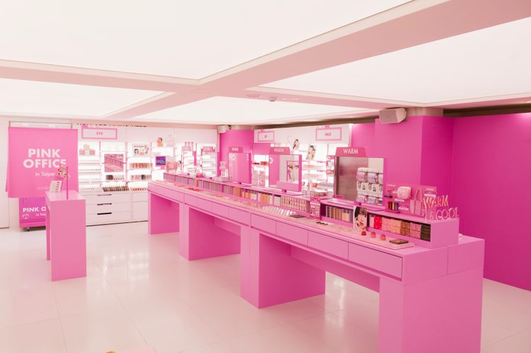 韓妝rom&nd快閃店登台　把首爾粉紅屋原汁原味搬來了