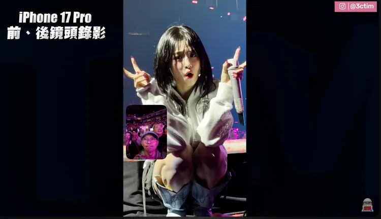 前後鏡頭同時錄影，帶給創作者更多發揮的空間。3cTim哥生活日常YouTube