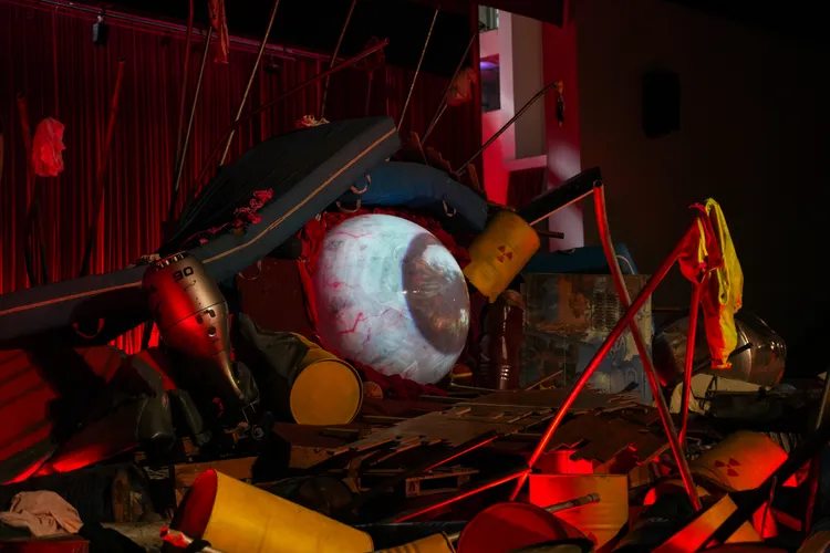 柳幸典《哥吉拉計畫ー健康島嶼幸福馬祖》。田欣雲攝影