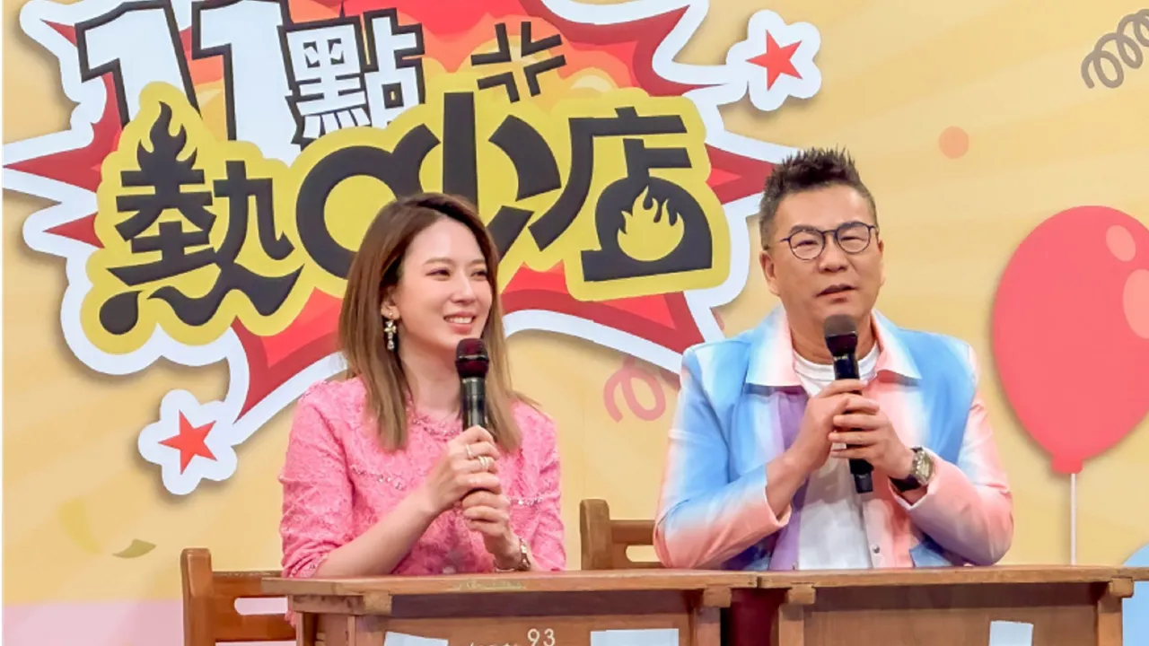 沈玉琳(右)和Melody主持《11點熱吵店》口碑不錯。資料照片