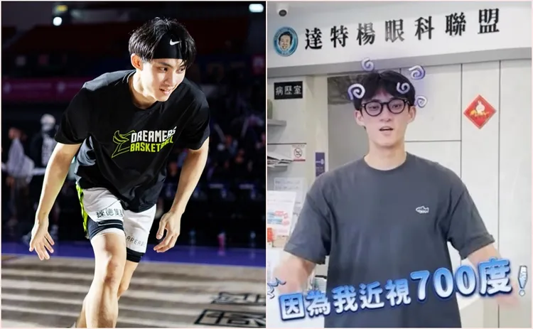 不少球員與名人都透過近視雷射來擺脫近視；圖為求員史承平。翻攝自夢想家、史承平臉書