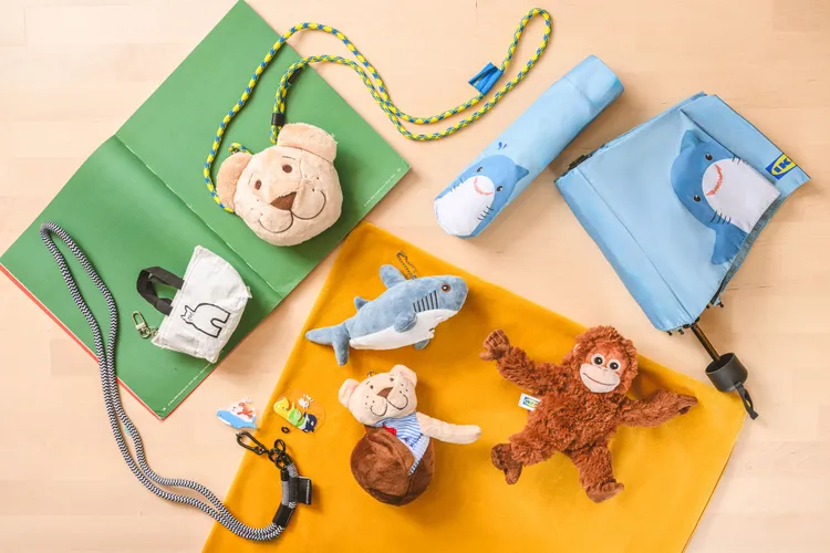 IKEA加碼扭蛋拿好禮，贈品包含鯊鯊雨傘、貓貓零錢包、小熊包等只送不賣的人氣小物。（實際贈品以各店為主）。業者提供