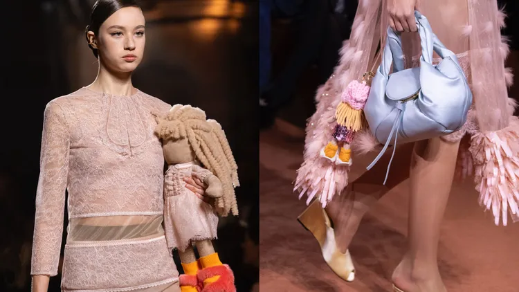 FENDI推出新款BFF Maxi大尺寸和Mini迷你尺寸吊飾。品牌提供