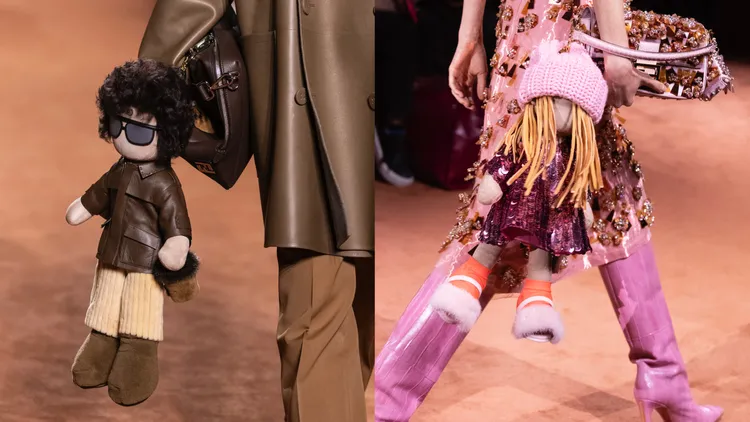 FENDI推出新款BFF Maxi大尺寸和Mini迷你尺寸吊飾。品牌提供