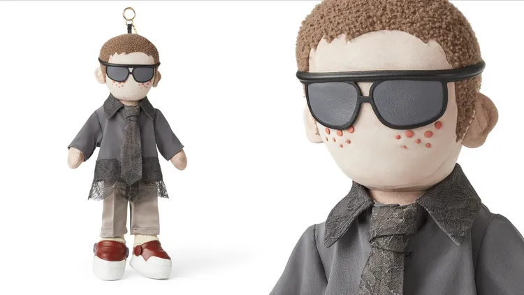 FENDI BFF珍藏版加大吊飾(Dardo)，18萬4000元。品牌提供