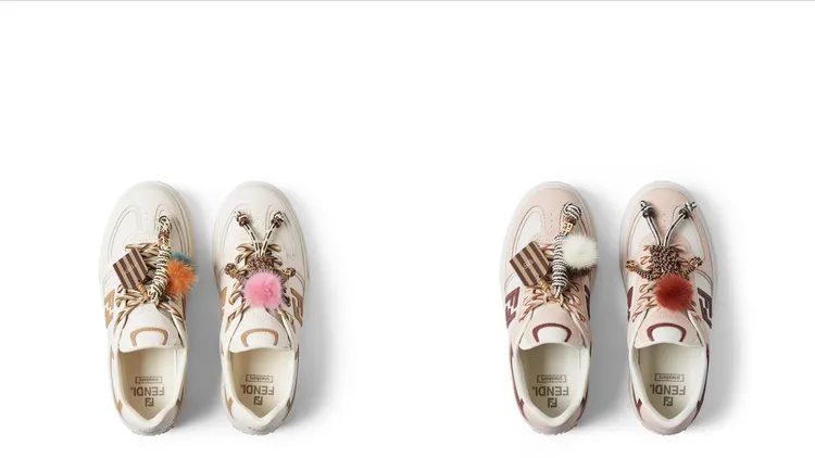 FENDI Match皮革運動鞋，4萬7500元。品牌提供