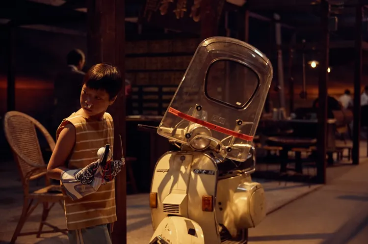 陳馨妃意外吐出乳牙十分可愛。公視台語台提供